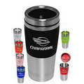 16 oz. Stainless Steel and Plastic Tumbler